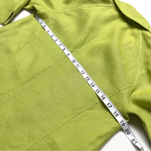 Talbots Petites 100% Pure Irish Linen Blazer - Picture 8 of 12